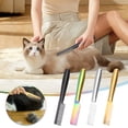 thumbnail image 1 of Xihbxyly Peine para Perros Dualoai, Herramienta de Aseo para Mascotas de Acero Inoxidable, Cepillo Desenredante para Pelo Largo y Corto, Fácil de Limpiar, Multiusos para Gatos y Perros, para Uso Domé, 1 of 5