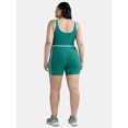 thumbnail image 3 of Athletic Works Women's and Women's Plus ButterCore Tipped Tennis Romper, Sizes XS-4X, 3 of 4