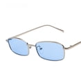 thumbnail image 1 of Gafas de sol cuadradas Jeter 31035, modernas, con montura pequeña, de metal, transparentes, estilo oceánico, para fotografía callejera, 1 of 1