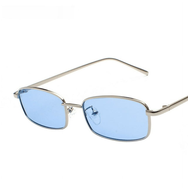 Gafas de sol cuadradas Jeter 31035, modernas, con montura pequeña, de metal, transparentes, estilo oceánico, para fotografía callejera