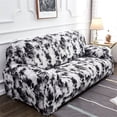 thumbnail image 1 of Stretch Sofa Cover Graffiti All-inclusive Sofa Set Soft Furniture Sofa Protection Cover black, 1 of 6