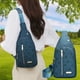 thumbnail image 1 of Bolso Bandolera para Hombres y Mujeres | Mochila Cruzada de Nylon Colorida con Orificio para Auriculares | Mochila de Hombro y Pecho | Ligero, Duradero, Pequeño Bolso de Viaje | Senderismo, Camping, 1 of 6