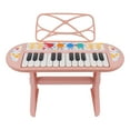 thumbnail image 1 of Piano con teclado para niños altavoz estéreo piano electrónico para niños 24 teclas educativo para el hogar para niñas Anggrek Otros, 1 of 8