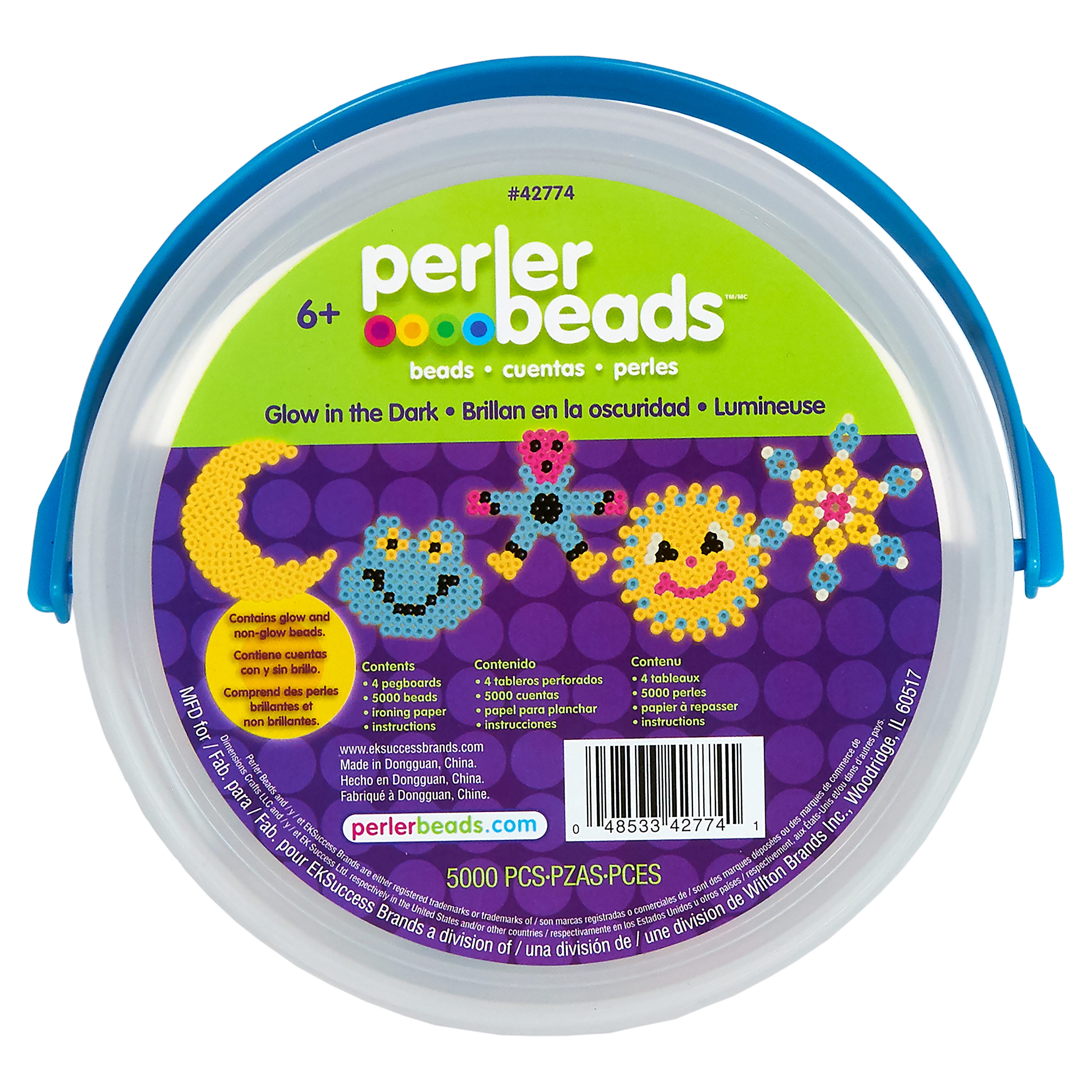 Perler Fused Bead Bucket Kit - Glow-in-the-Dark