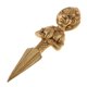thumbnail image 5 of amulèto colgante tibetano Vajra para oración de meditación - Herramientas rituales del budismo de - Oro / Bronce Bronce verde perfke Vajra budista tibetano, 5 of 9