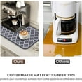 thumbnail image 3 of Grey Trellis Coffee Mat 16x24 Inch AntiSlip Absorbent Dish Drying Mat for Countertop Suitable for Coffee Machine Espresso Maker Dish Rack; Ideal Coffee Bar Accessory, 3 of 6