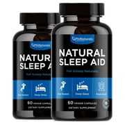 Natural Sleep Aid (Pack of 2) Supplement by Phi Naturals