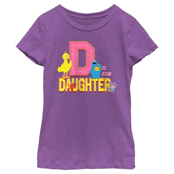 Girl's Sesame Street D Is for Daughter Graphic T-Shirt