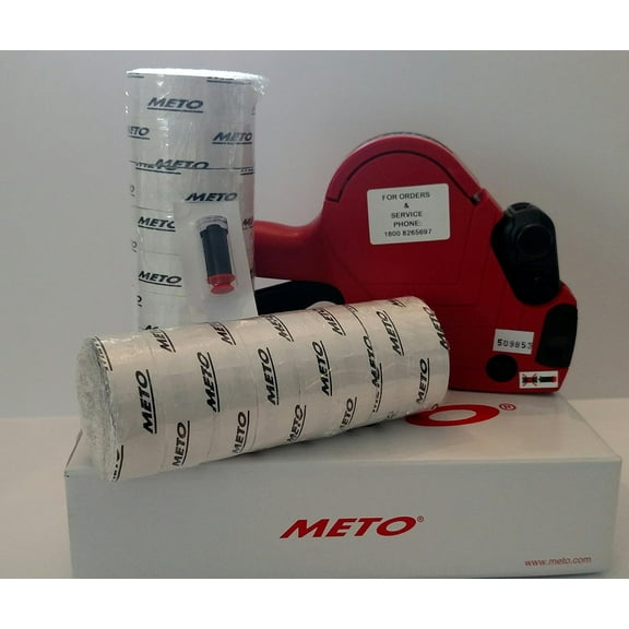 Primark P14 Price Labelgun, Value Pack, Pricing Gun,Box White Labels, Ink Roller