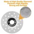 thumbnail image 3 of 6Pcs 4" Diamond Tile Cutting Saw Blade Widened Porous Rock Slab Grinding Disc, 3 of 5