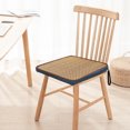 thumbnail image 6 of Rattan Seat Cushion 15.74x15.74 Inch Non-Slip Office Chair Pad Summer Cool Mat for Wood Metal Folding Chairs Brown or Khaki Easy-Clean, 6 of 6