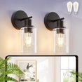 thumbnail image 1 of Juego de 2 apliques de pared DINGLILIGHTING, moderno tocador de baño, 1 of 7