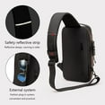 thumbnail image 5 of New Carbon Fiber Streamline Anti-Theft Sling Bag, USB Charging Sport Sling Anti Theft Shoulder Bag, Waterproof Shoulder Backpack, for Travel Gym Sports Daily Trips, Commutes, 5 of 10