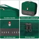 thumbnail image 2 of 2 botiquines de primeros auxilios vacíos de color verde, kit de emergencia para viajes, caja de almacenamiento portátil para medicamentos familiares, estuches de almacenamiento para el hogar, viajes y, 2 of 5