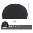 thumbnail image 2 of Half Round Door Mat Mud Dirt Trapper Shoe Scraper Mat Entry Mat Rugs for Front Door Low Profile Indoor Washable, 2 of 6