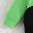 thumbnail image 4 of Hicidod Toddler Sweatsuit Set Hooded Sweatshirt Top Elastic Waist Pants 2pcs Outfits Cute Printed Fall Winter Casual Suit, 4 of 5
