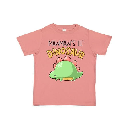 

Inktastic Mawmaw s Lil Dinosaur with Cute Stegosaurus Gift Toddler Boy or Toddler Girl T-Shirt