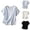 Black, variant on Sexlip Women's Top V-Neck Short Sleeve Casual Stylish Look Daily Wear Essential Durable Quality Fashion Forward Modern Style Blue L