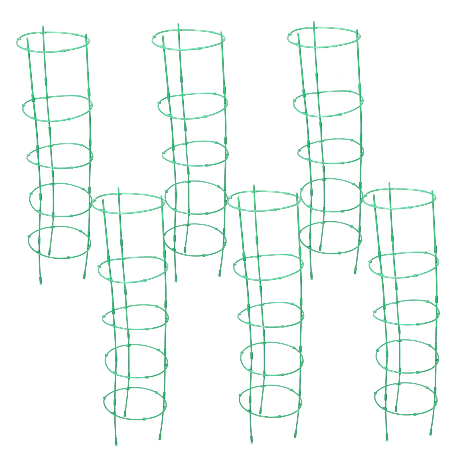 6 Sets Garden Trellis Plant Support Cages Tomato Cages Stake Trellis for Vertical Climbing Plants Gardening