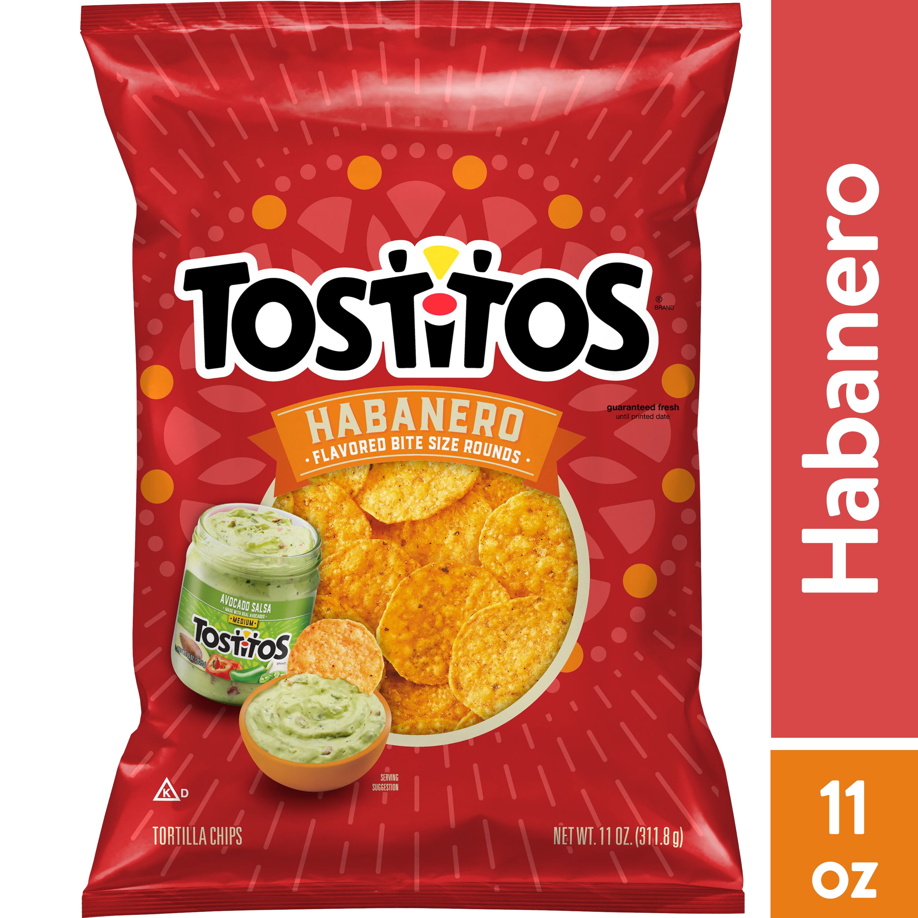Buy Tostitos Habanero Flavored Tortilla Chips 11 Oz Bag Online At