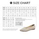 thumbnail image 2 of TABLETREANDS 1Par Flats Beige Para Mujer Casual Y Fácil De Poner, 2 of 8