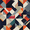 Geometric Pattern, variant on Yayeee Faucet Mat for Kitchen Sink 14.7" Diatomite Long Splash Guard Pad, White and Black