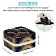 thumbnail image 5 of Print Travel Portable Square Jewelry Box Organizing Rings Earrings Necklaces Bracelets for Girls Women, 5 of 6