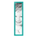 thumbnail image 2 of ArtToFrames 7" x 30" Aqua Picture Frame, 7x30 inch Green Wood Poster Frame (WOM-5186),  Pack, 2 of 7
