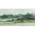 thumbnail image 2 of Caroline, Emma 24x14 Black Ornate Wood Framed with Double Matting Museum Art Print Titled - Marshy Landscape II, 2 of 4