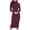 Red, variant on Women's Turtleneck Ribbed Knit Long Sleeve Slim Fit Sweater Dress – Bodycon Midi Winter Pullover Dress