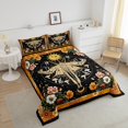 thumbnail image 4 of Erosebridal Boho Moth Bedding Sets Full with Comforter, Galaxy Sun Moon Duvet Insert, Floral Mushrooms Drcor, Reversible, 4 of 7
