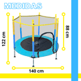 thumbnail image 5 of COOLSHT Trampolín Brincolín Para Niños 1.40 M Diámetro, 5 of 5