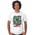 thumbnail image 4 of Funny Christmas Just Elfing Around Men's Graphic T Shirt Tees Brisco Brands X, 4 of 4