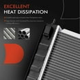 thumbnail image 5 of A-Premium Engine Coolant Radiator Assembly with Transmission Oil Cooler Compatible with Nissan Murano 2008-2014, Quest 2011-2017, Automatic Transmission, Replace# 214601AA0A, 214601AA5A, 5 of 9