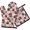 Pioneer Flower Floral Print Pattern-1, variant on Pioneer Flower Floral Print Pattern 1-Pack Oven Mitts Set, Heat Resistant Kitchen Gloves, 7.7" X 12"