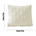 thumbnail image 3 of Home Improvement Plush Christmas Snowflake Tree Throw Pillow Cover Cushion Cover with Invisible Zipper Closure One Pillow Cover No Pillow Insert 18x18in Home Essentials, 3 of 6
