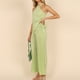thumbnail image 5 of Traje De Salón De 2 Piezas Traje de salón de 2 piezas para mujer Conjunto elegante de 2 piezas a juego Ropa de uso diario simple y cómoda Cgtredaw Verde M para Mujer, 5 of 6
