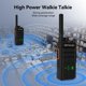 thumbnail image 3 of Walkie Talkies Retevis RB26H Radio GMRS de largo alcance, paquete de 6 unidades, 3 of 9
