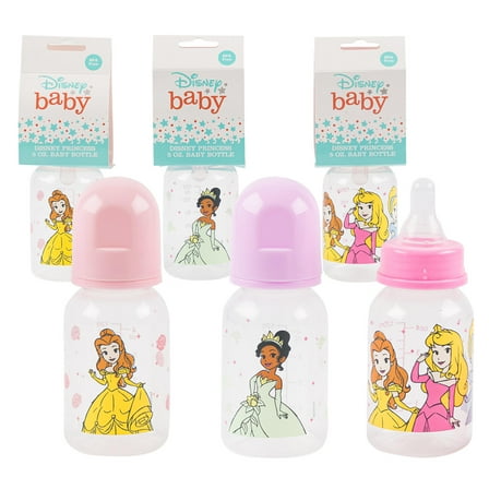 3 Piece Disney Princess Baby Bottle- 5oz- 3 Assortments