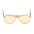 thumbnail image 2 of 1/6 Scale Sunglasses, Male And Female Sun Glasses, Alloy Retro Glasses, for 12inch Action Figures Accessories - E01 Gold, 2.6x2.3cm, 2 of 8