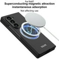 thumbnail image 5 of Dteck Magnetic Case for Samsung Galaxy Z Fold 6 with Built-in Screen Protector, Compatible with MagSafe, Ultra Thin Lightweight Slim Hard PC Phone Protective Cover for Samsung Z Fold 6 2025,Titanium, 5 of 7