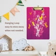 thumbnail image 7 of FMSHPON Butterfly Flower Clipboard Hardboard Wood Nursing Clip Board and Pull for Standard A4 Letter 13x9 inches, 7 of 7