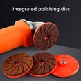 thumbnail image 2 of Carborundum Polishing Pads Dry/Wet Marble Polish Pad for Drill Grinder Polisher Buffing Pad for 100 Type Angles Grinder, 2 of 8