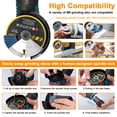 thumbnail image 4 of Mistaha 3-Inch Lithium Electric Angle Grinder with Multiple Functions - Dustproof Grinding Wheel Machine for Small Cutting, Polishing, and Sanding Tasks - Brushless Motor - Cordless Operation - 110V, 4 of 6