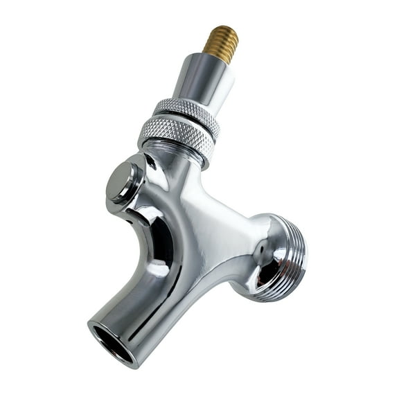 Home Brew Ohio Standard Beer Faucet Chrome Plated with Brass Lever