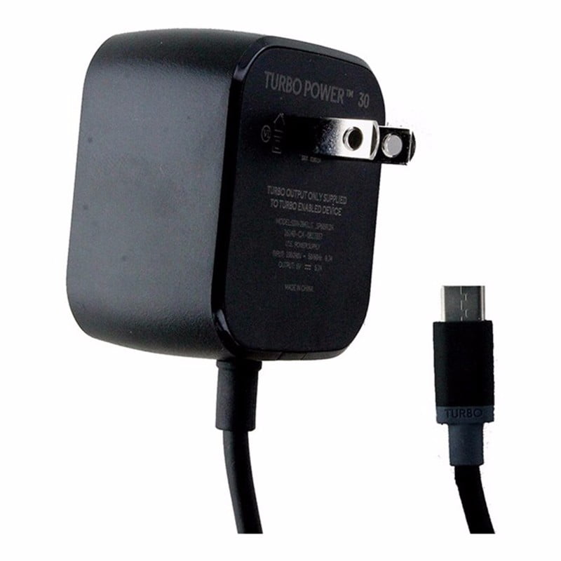 Motorola TurboPower 30 Universal USBC (TypeC) Wall Charger Black