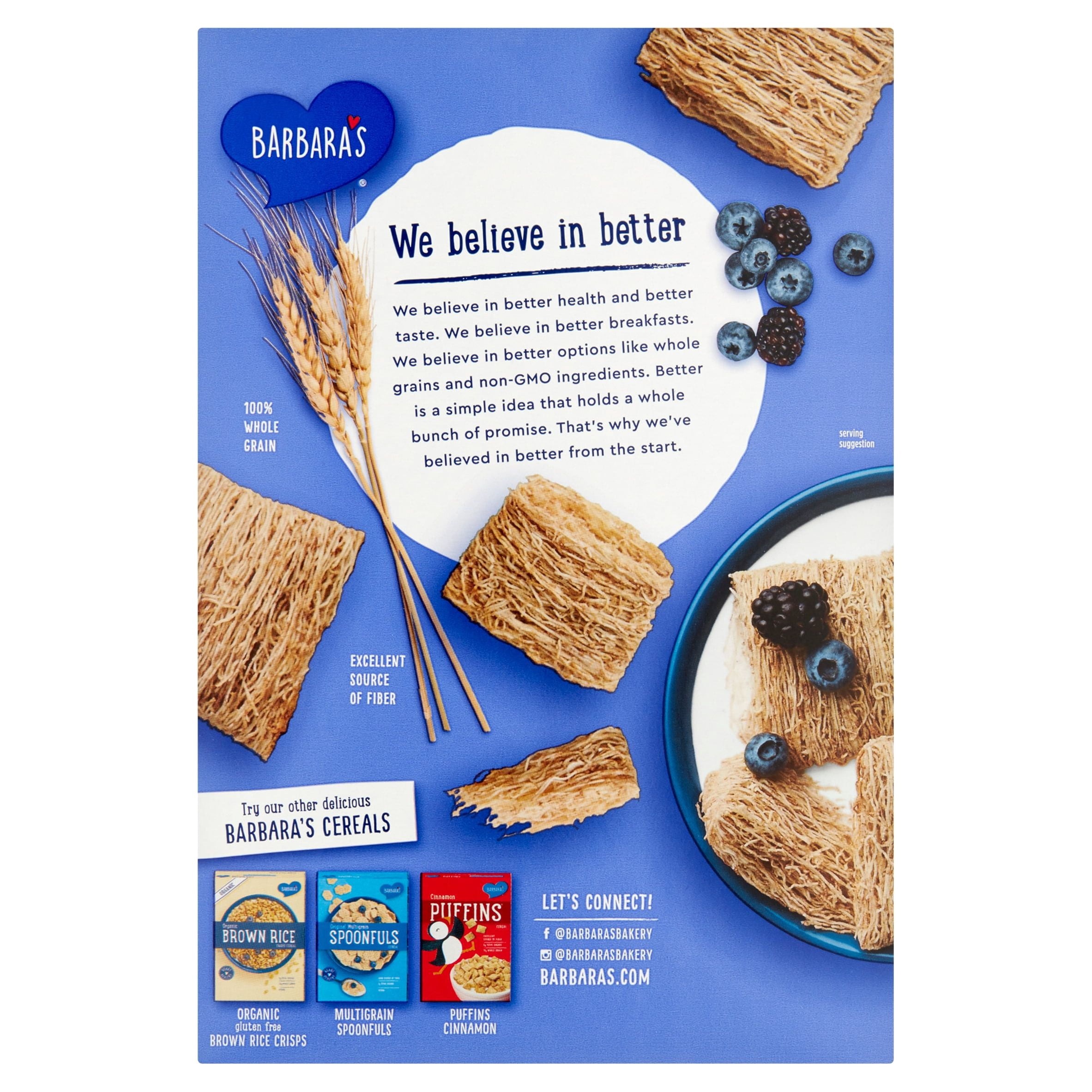 BB SHREDDED WHEAT CEREAL ( 12 X 15 OZ )