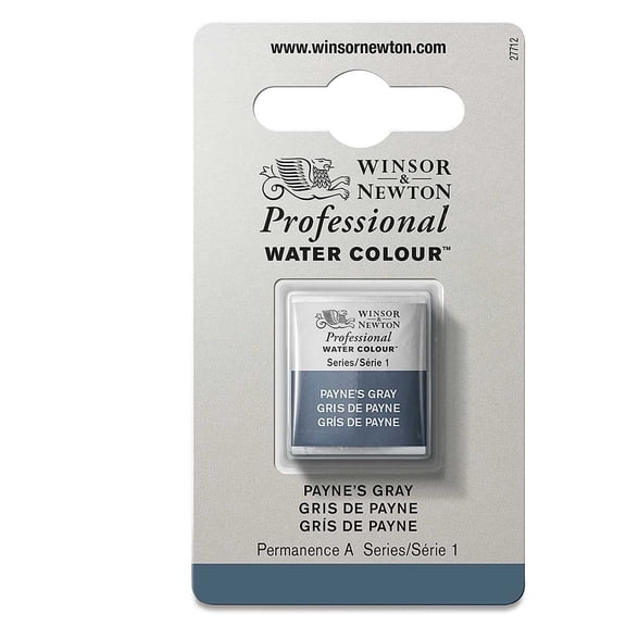 Winsor & Newton Professional Watercolor - Payne's Gray, Half Pan