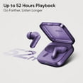 thumbnail image 5 of realme Air 7 True Wireless Earbuds, 52dB Active Noise Reduction, Hi-Res Sound, LHDC, 12.4mm Dynamic Bass Driver, 6 Mics Clear Call, 52H Battery, Bluetooth 5.4, IP55 Water Resistance Lavender Purple, 5 of 5