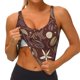 thumbnail image 3 of Fotbe Coffee and Flowers Sujetador Deportivo Largo sin Aros para Mujer con Almohadillas y Soporte Medio, Transpirable y Absorbente, Camiseta Tipo Chaleco o Tank Top-X-Large, 3 of 8